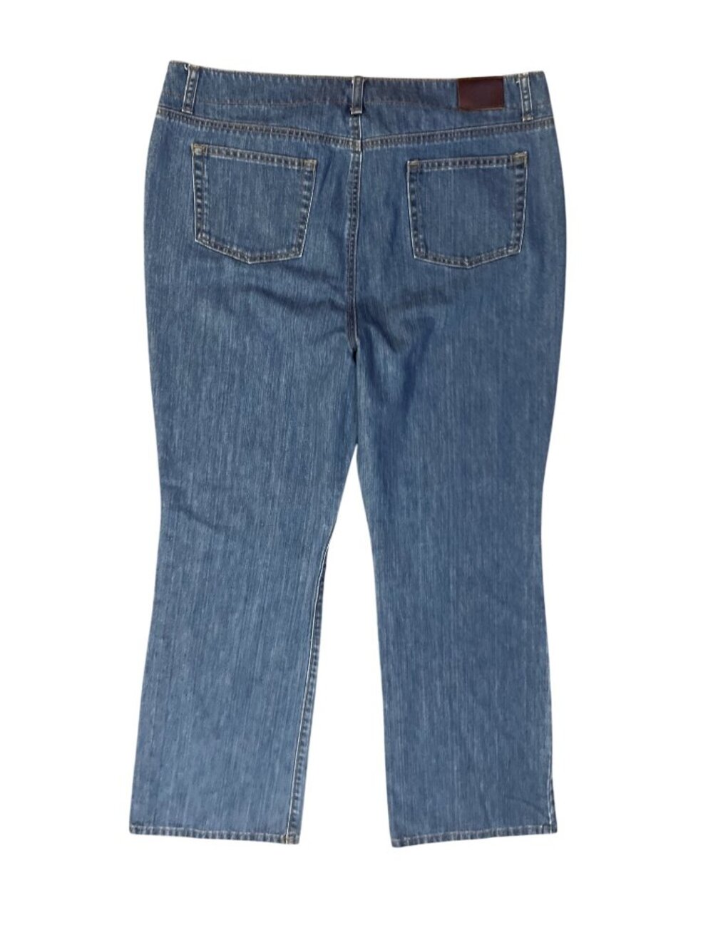 Lands' End Jeans Women's Size 16 x 32 Straight Leg 100% Cotton Denim Used - Picture 4 of 16